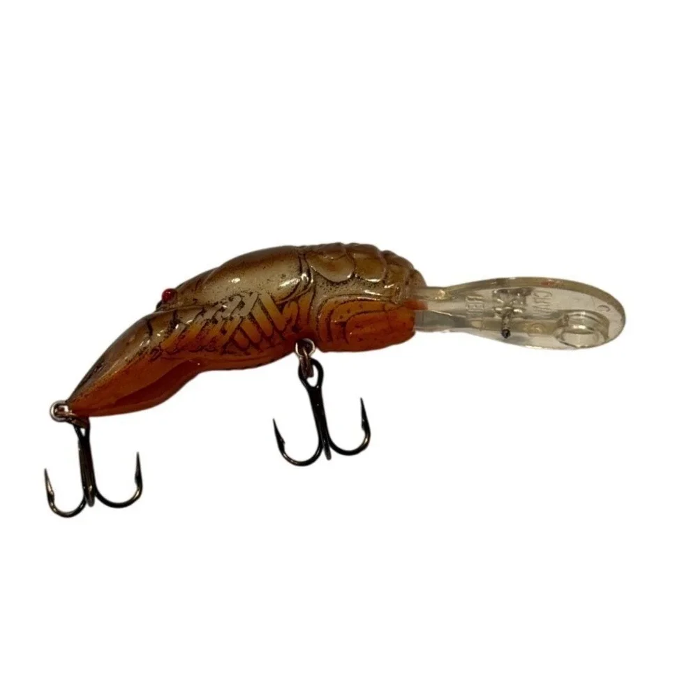 Rebel Wee-Crawfish Deep Diving Crankbait Orange Brown Fishing Lure 2 Inch